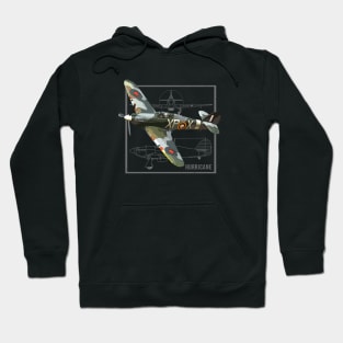 Hurricane | British WW2 Fighter Plane Hoodie